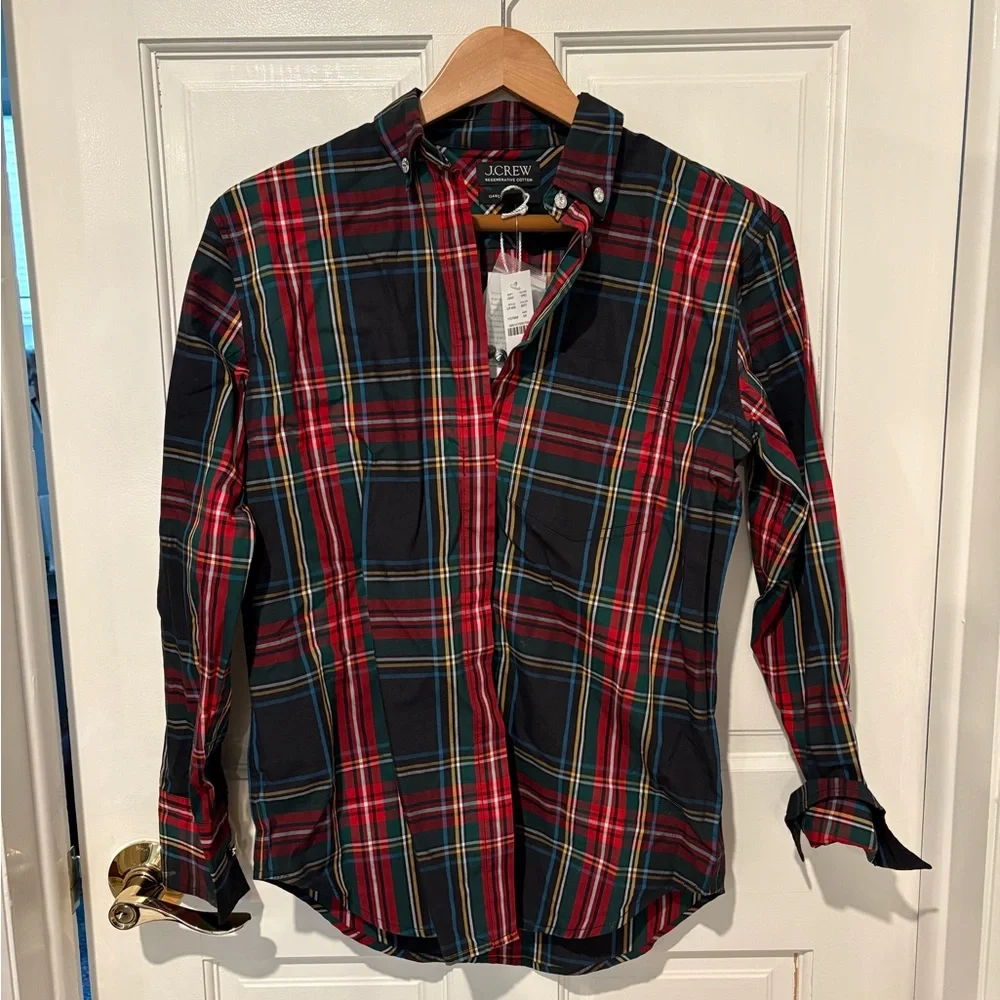 J.Crew Tartan Buttondown - Picture 1 of 6